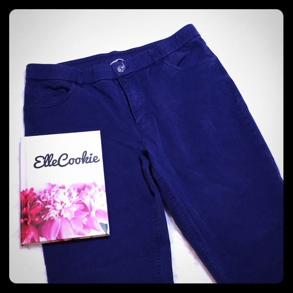 Isaac Mizrahi Pants - ISAAC MIZRAHI LIVE! Blue Stretch Denim Crop